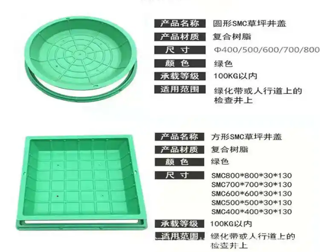 大荔树脂复合种植井盖展示